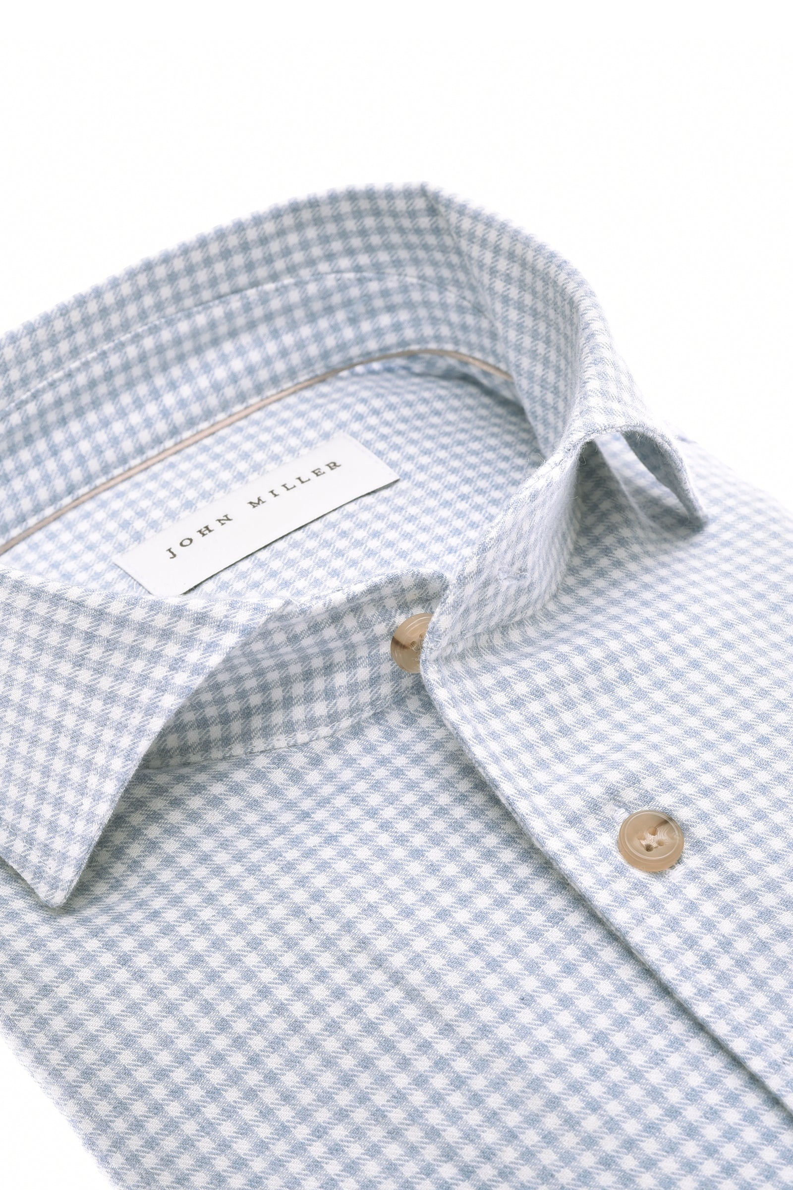 John Miller Shirt Casual - Blauw dessin