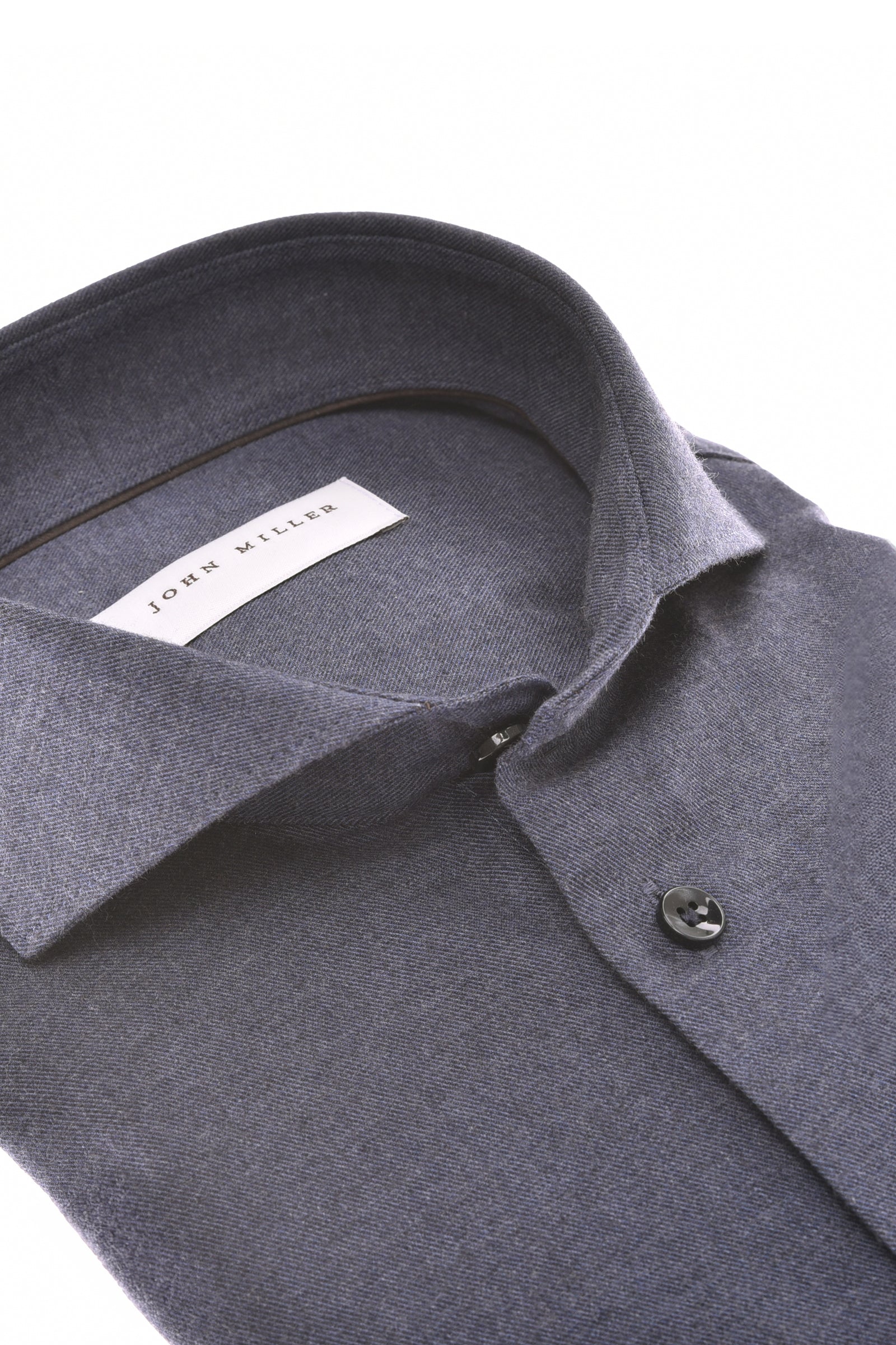 John Miller Shirt Casual - Marine blauw