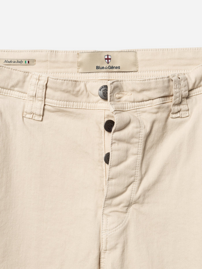 Blue de Genes Broek - Ecru