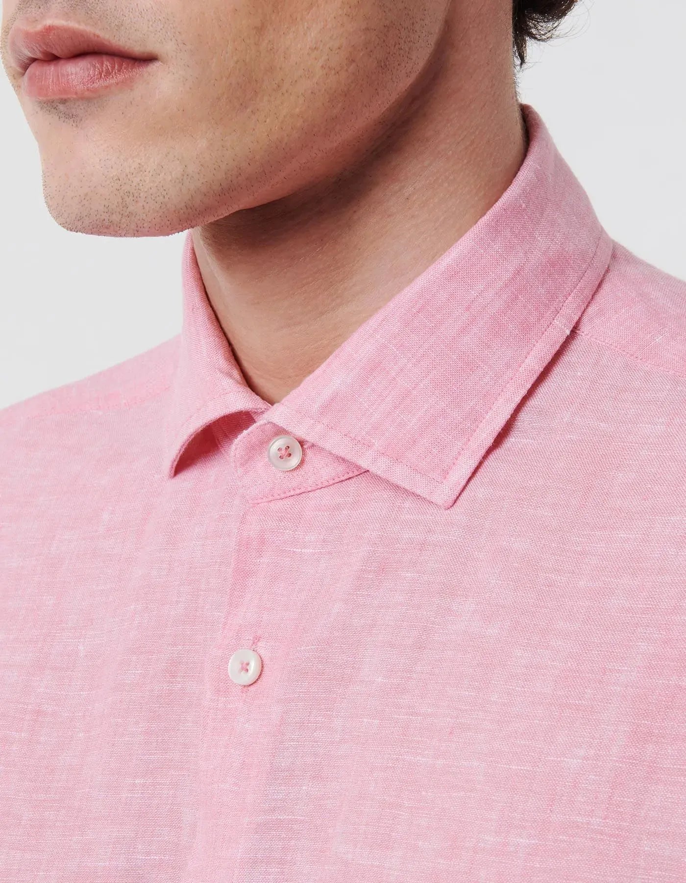 Xacus Shirt Linnen - Rose