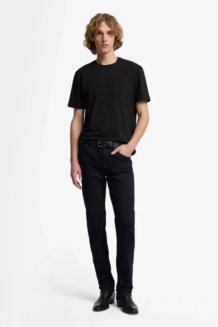 7 for all mankind 5Slimmy Blue BLack Jeans - Marine blauw