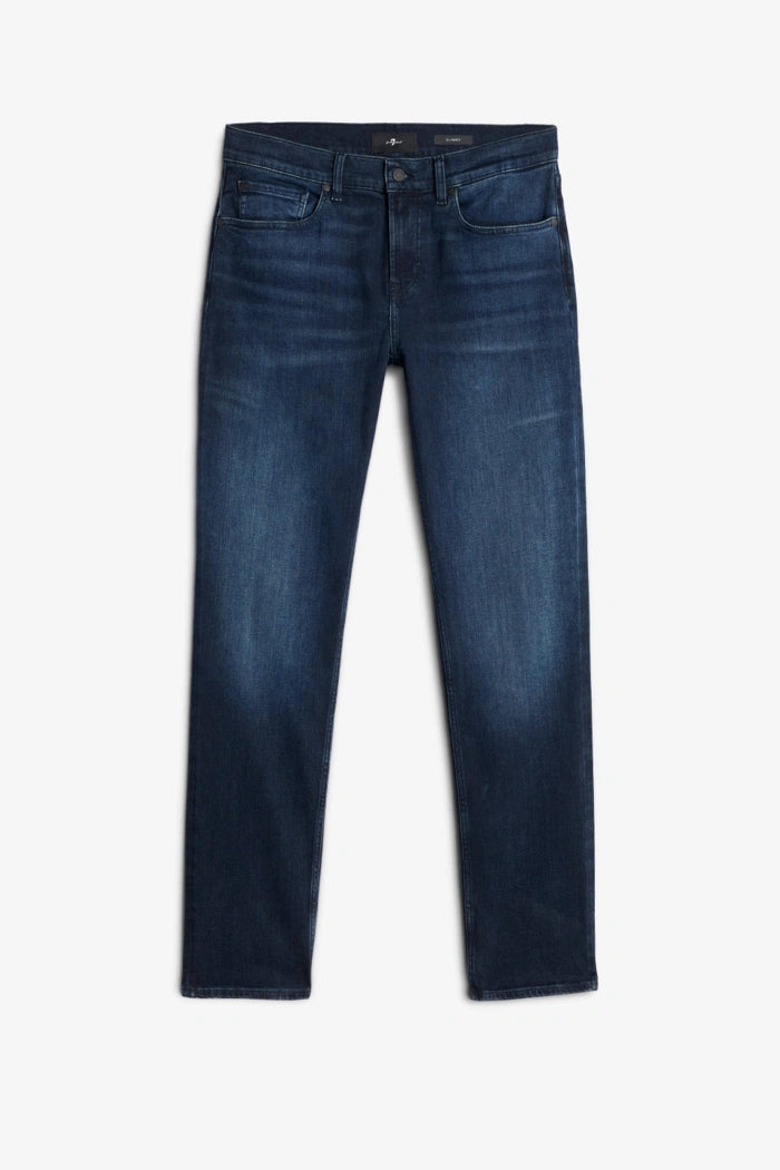 7 for all mankind Slimmy Dark Blue Jeans - Marine blauw