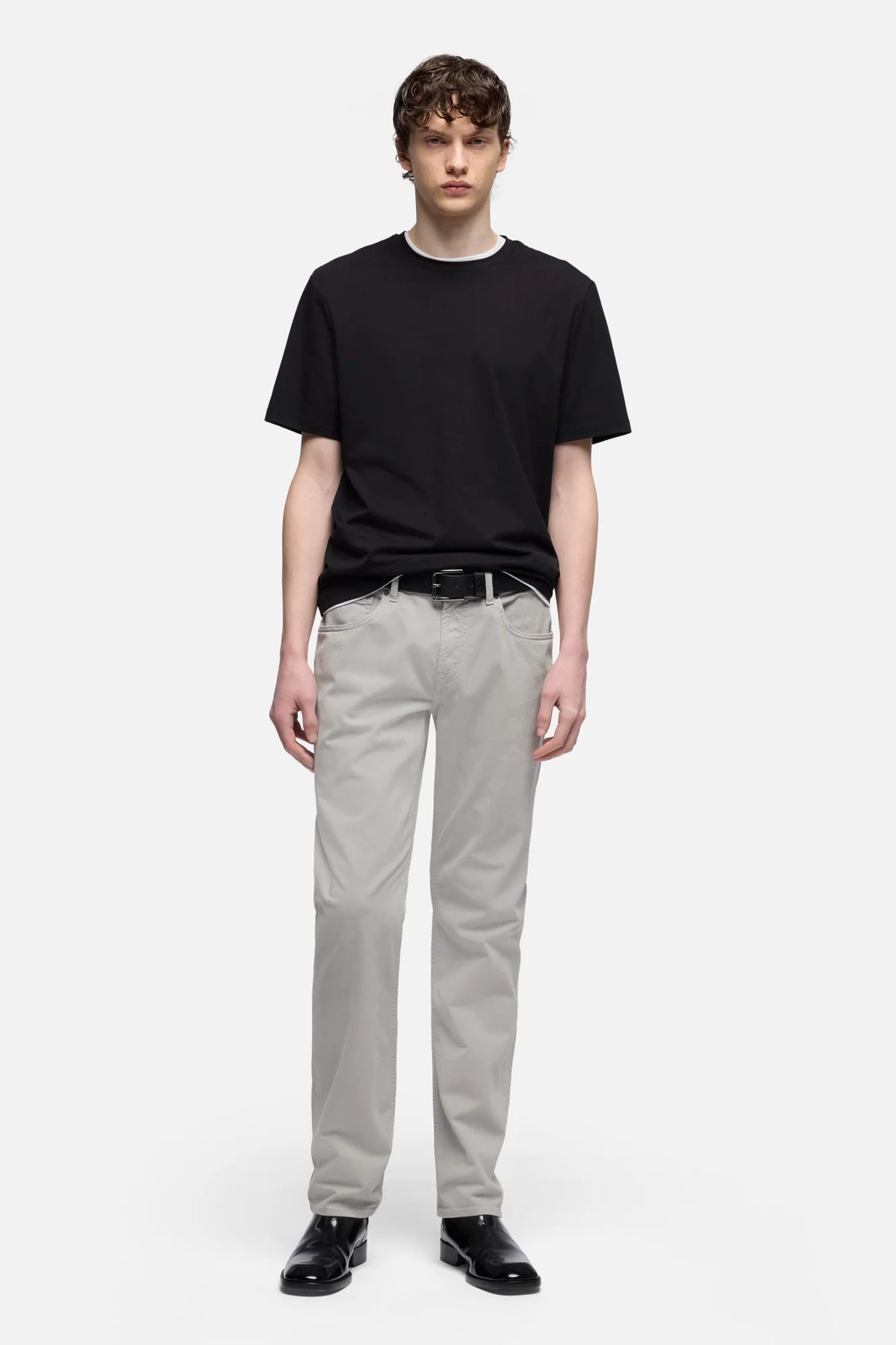 7 For All Mankind 5 Pocket Katoen - Lichtgrijs