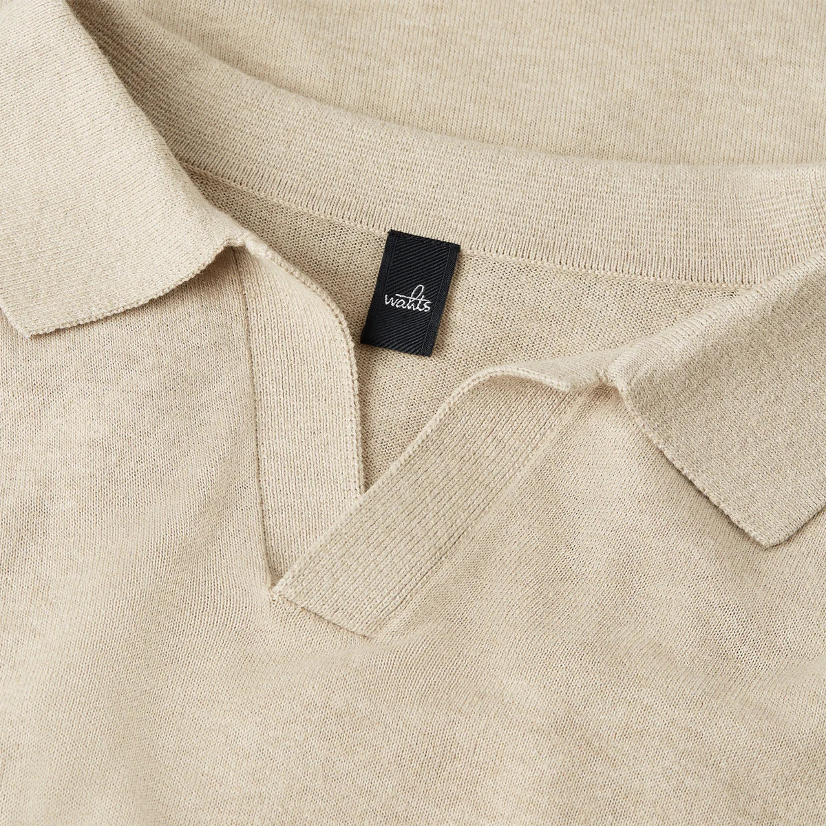Wahts Polo Shirt - Beige