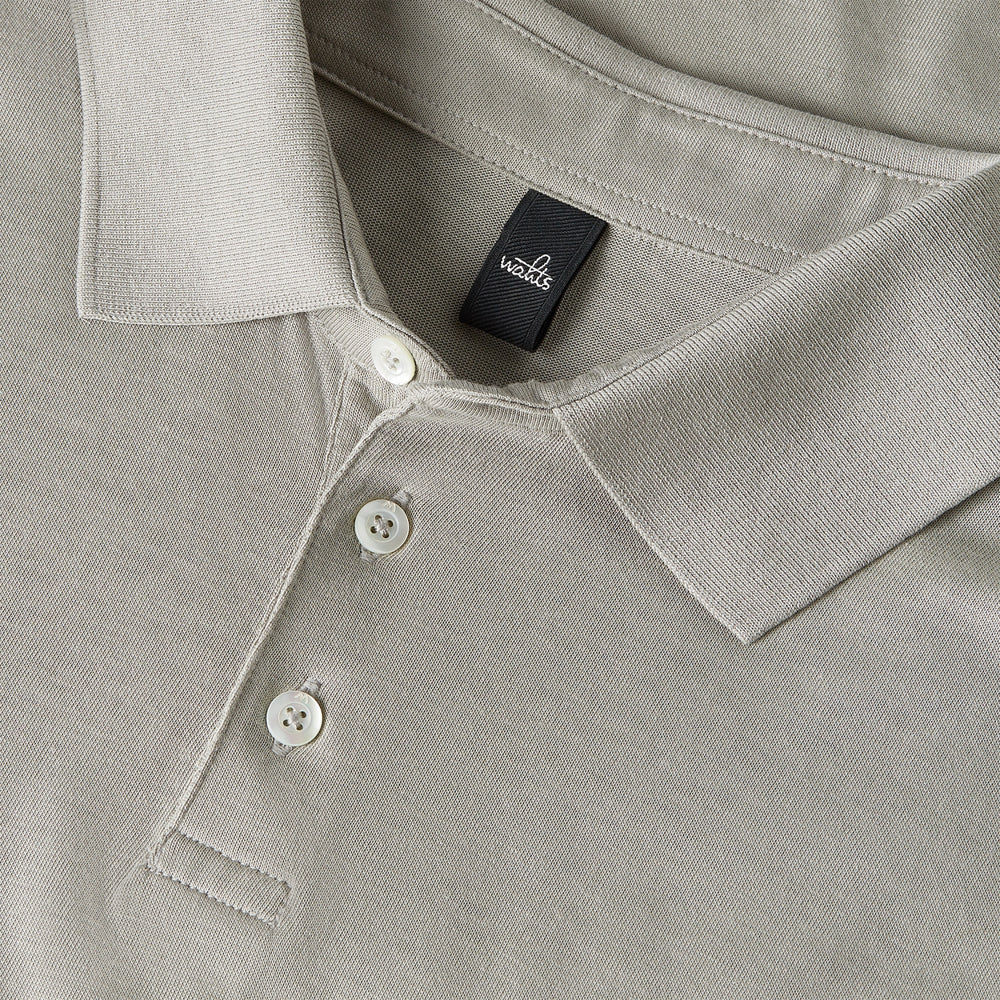 Wahts Polo Shirt - Lichtgrijs