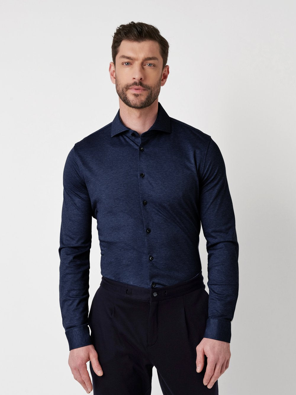 Desoto Shirt Dress - Marine blauw