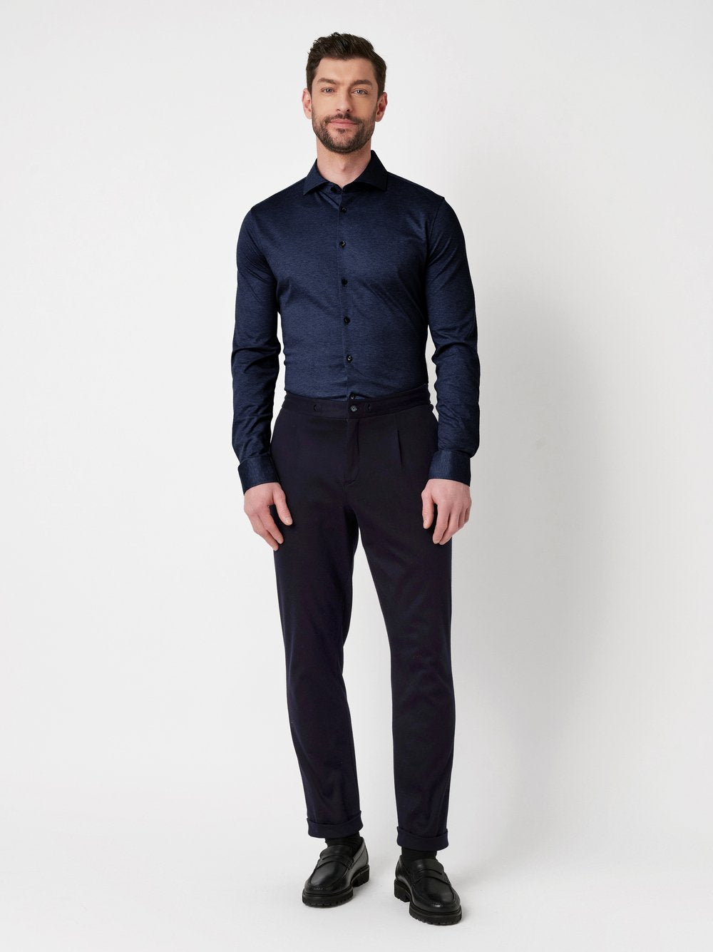 Desoto Shirt Dress - Marine blauw