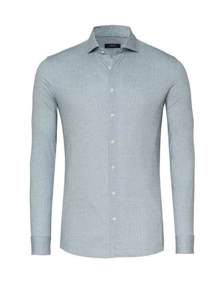 Desoto Shirt Dress - Groen dessin