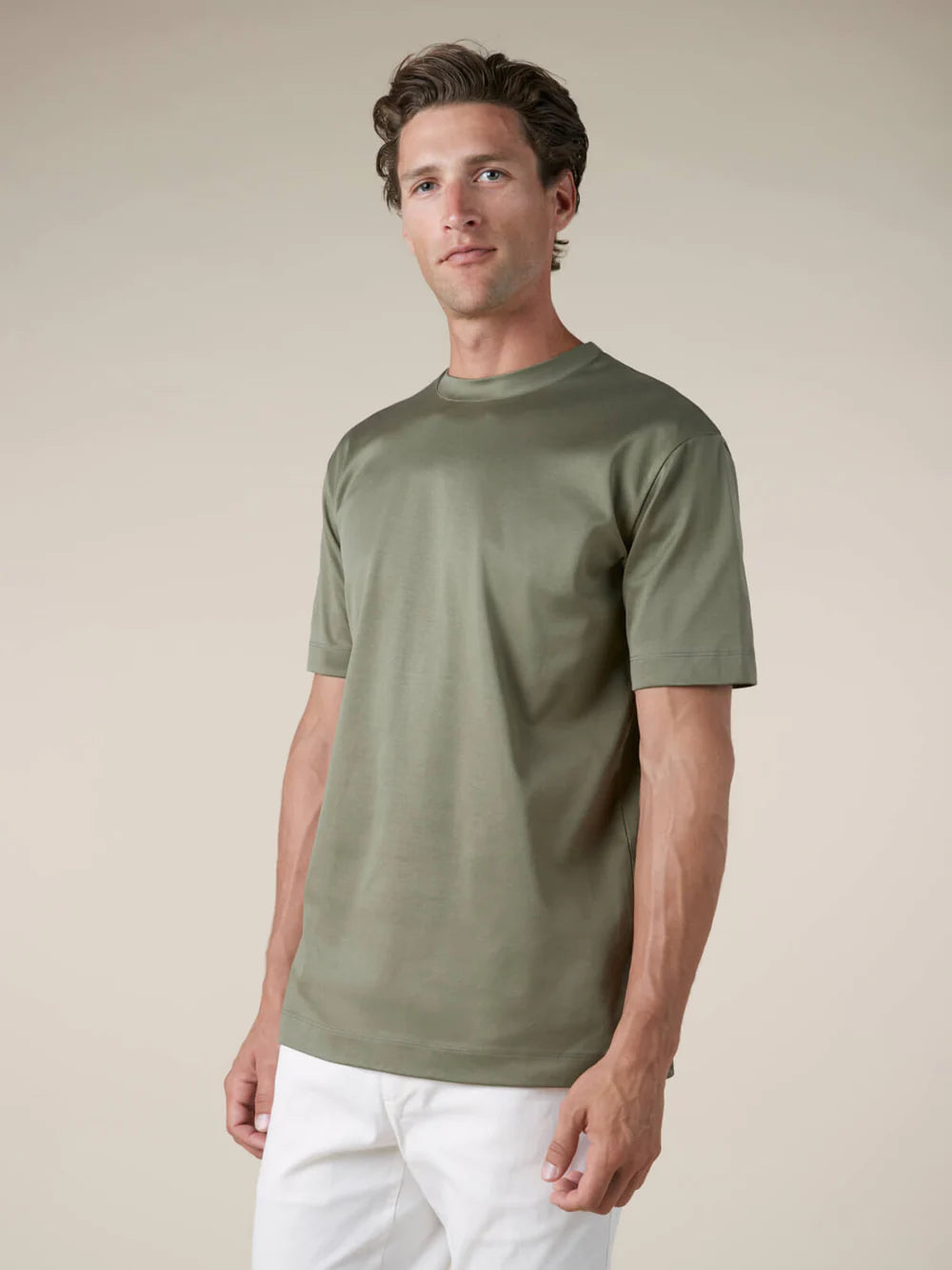Aurelien T-shirt - Olijfgroen