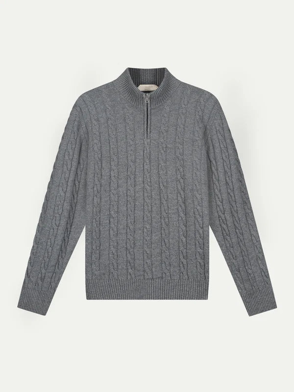 Aurelien Trui Turtle Neck - Antraciet