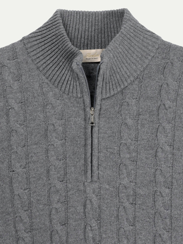 Aurelien Trui Turtle Neck - Antraciet