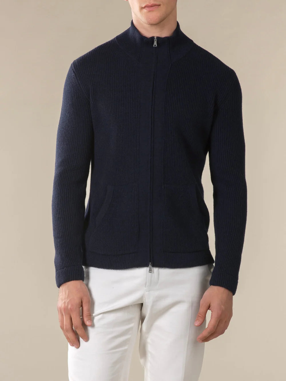 Aurelien Vest - Marine blauw