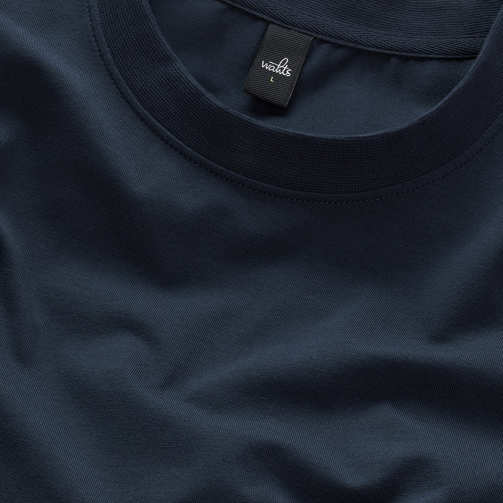 Wahts T-shirt - Marine blauw