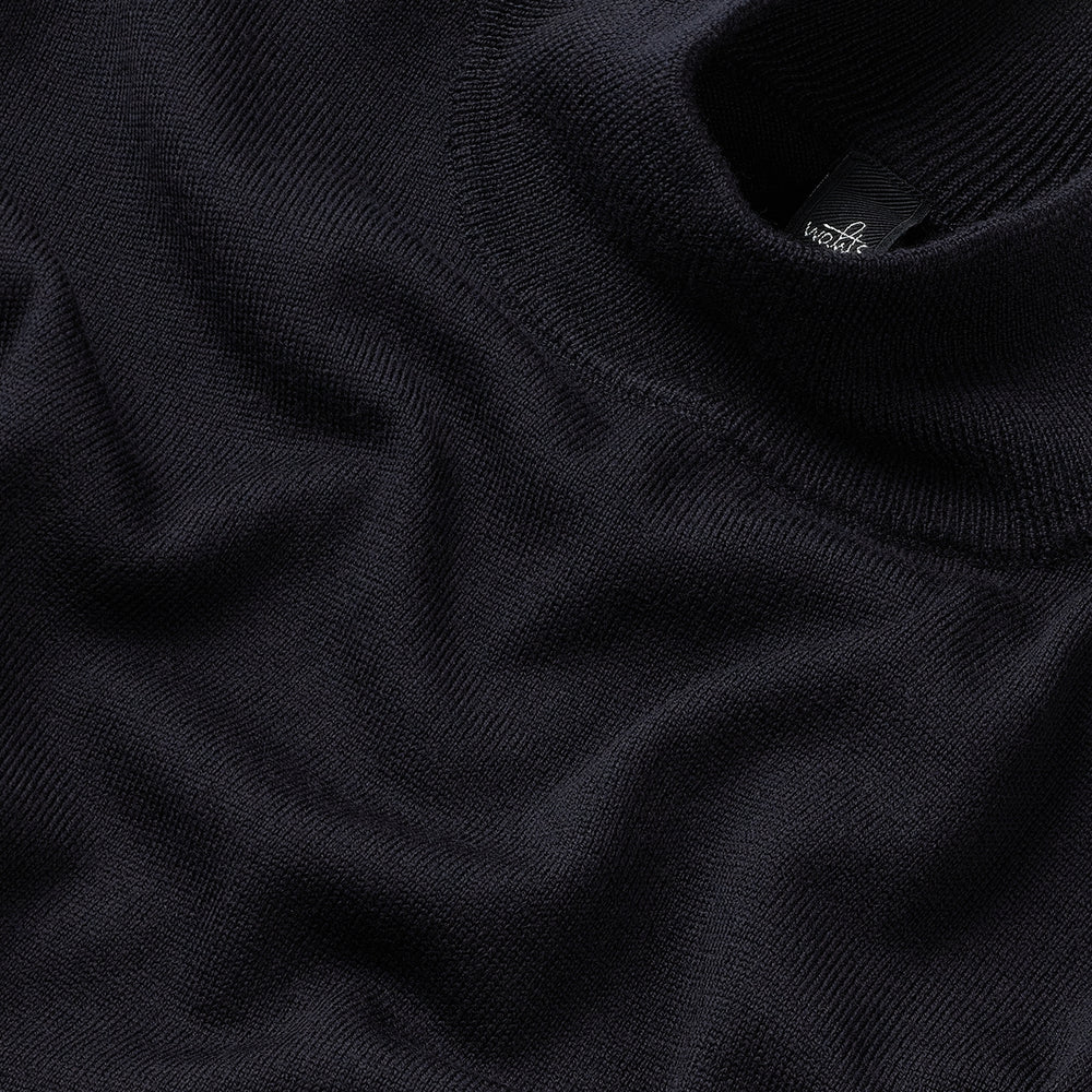Wahts Trui Turtle Neck - Marine blauw