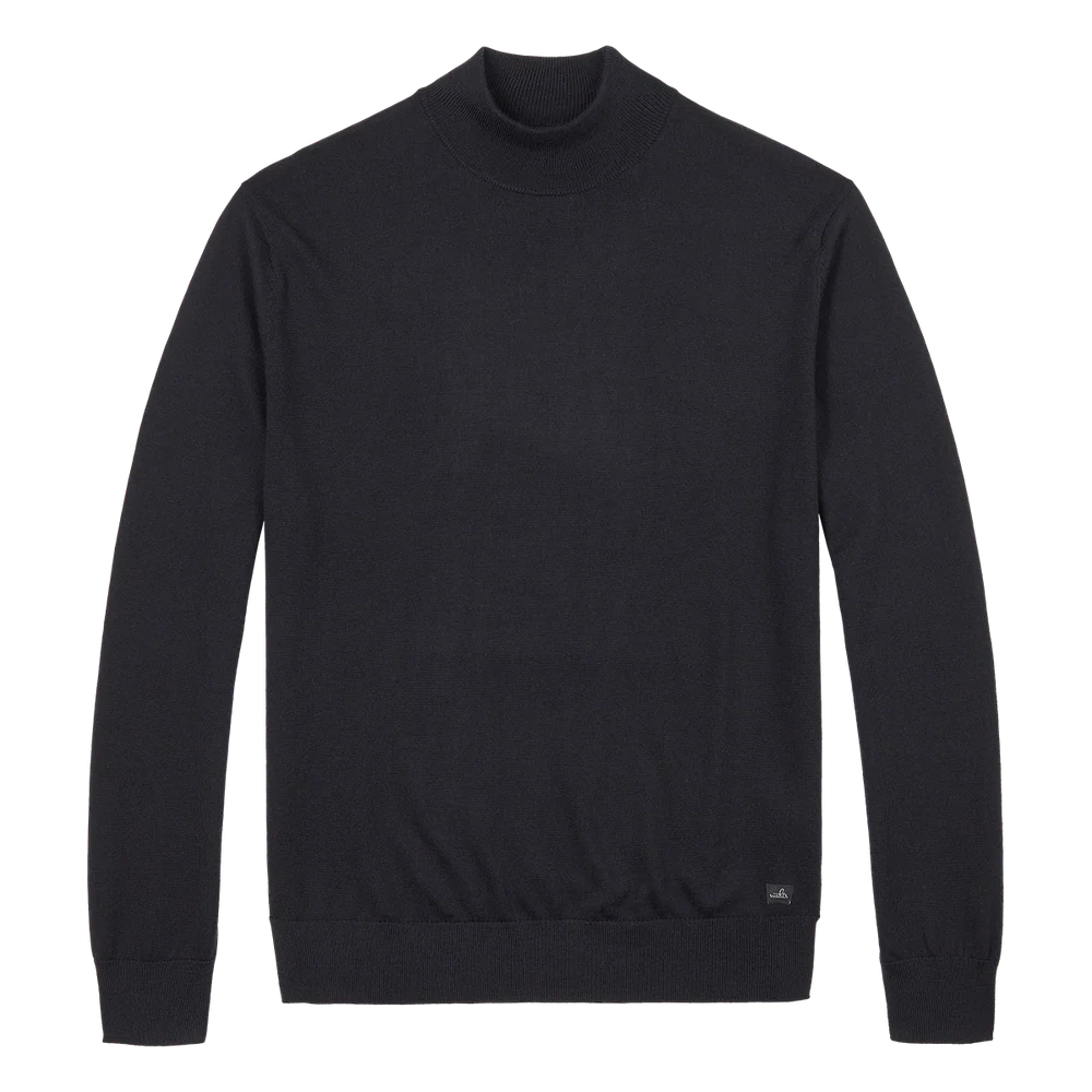 Wahts Trui Turtle Neck - Marine blauw