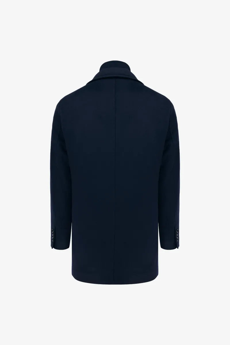 Gentiluomo Overjas Wol - Marine blauw