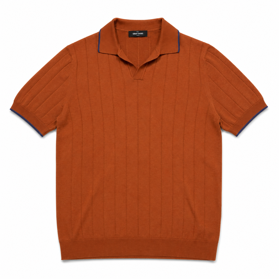 Gran Sasso Polo Shirt - Camel