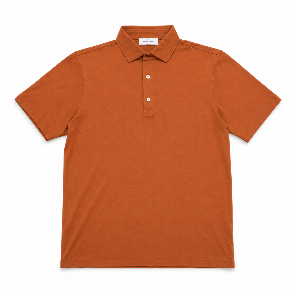 Gran Sasso Polo Shirt - Camel