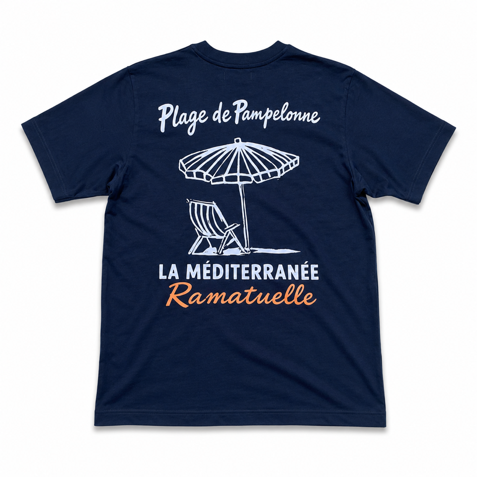 WY Print T-shirt - Navy