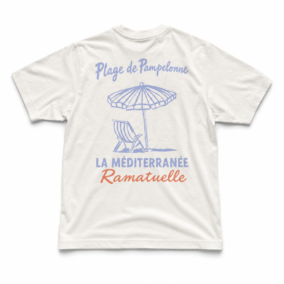 WY print T-shirt - Pampelone off white