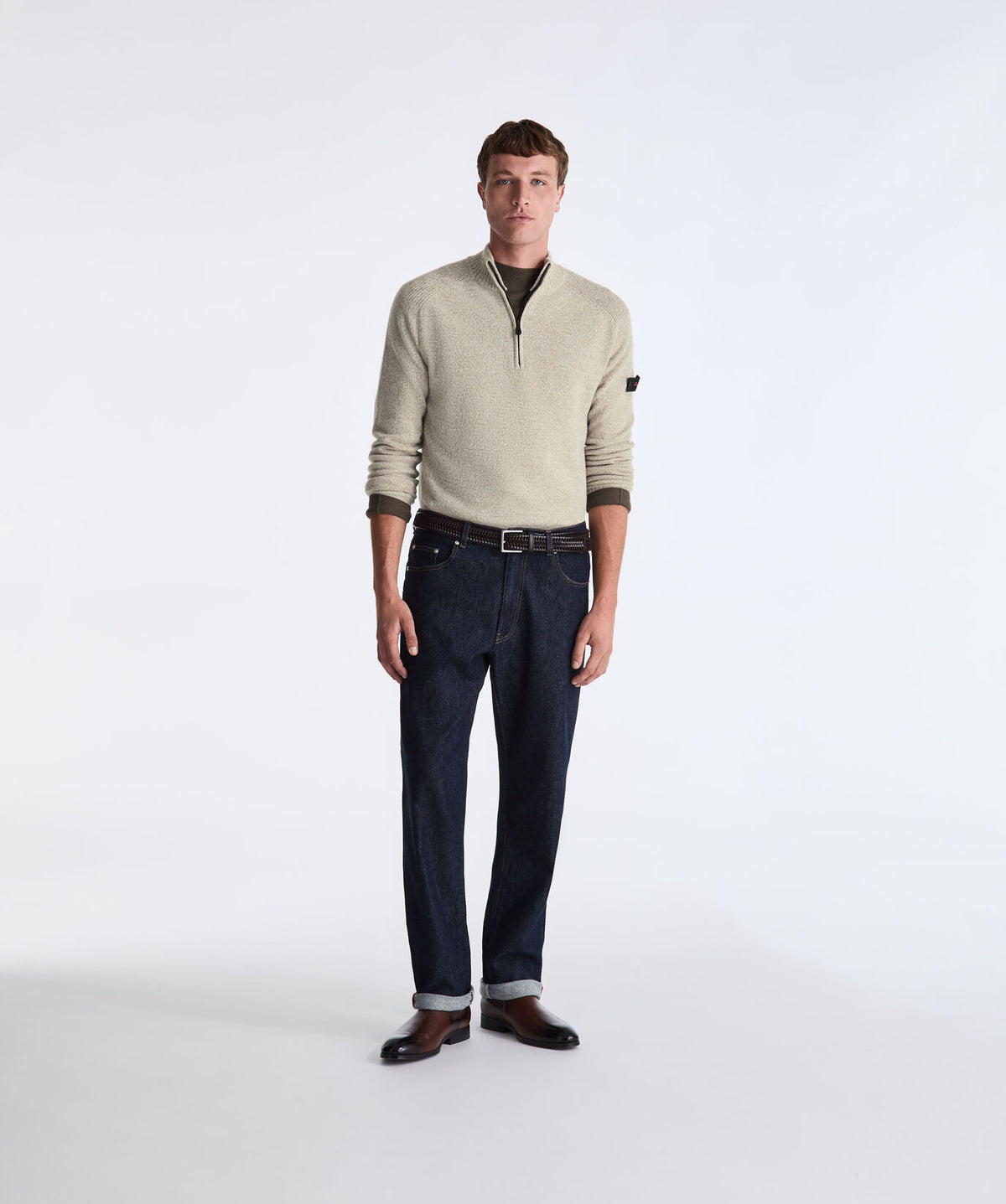 Peuterey Trui Turtle Neck - Beige