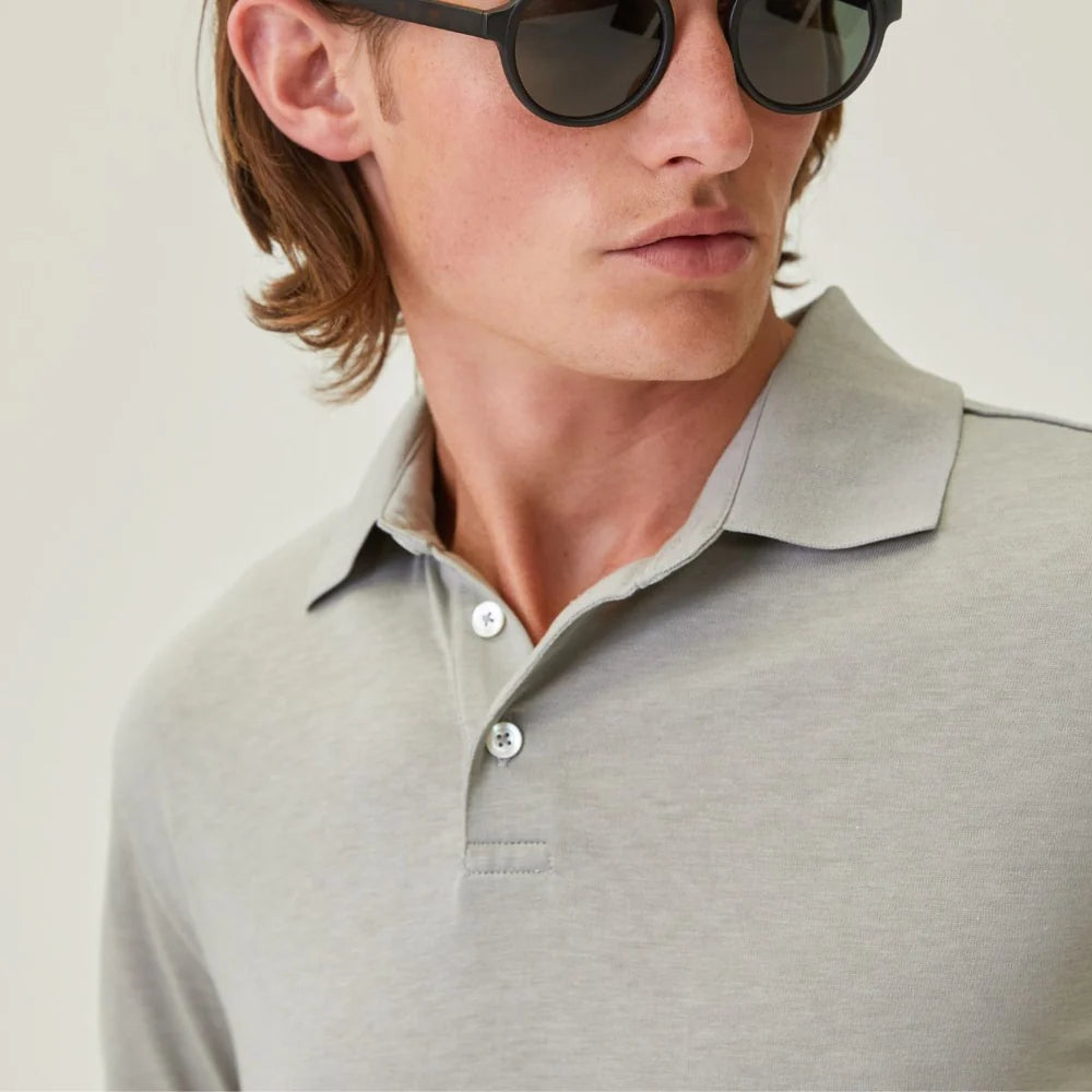 Wahts Polo Shirt - Lichtgrijs