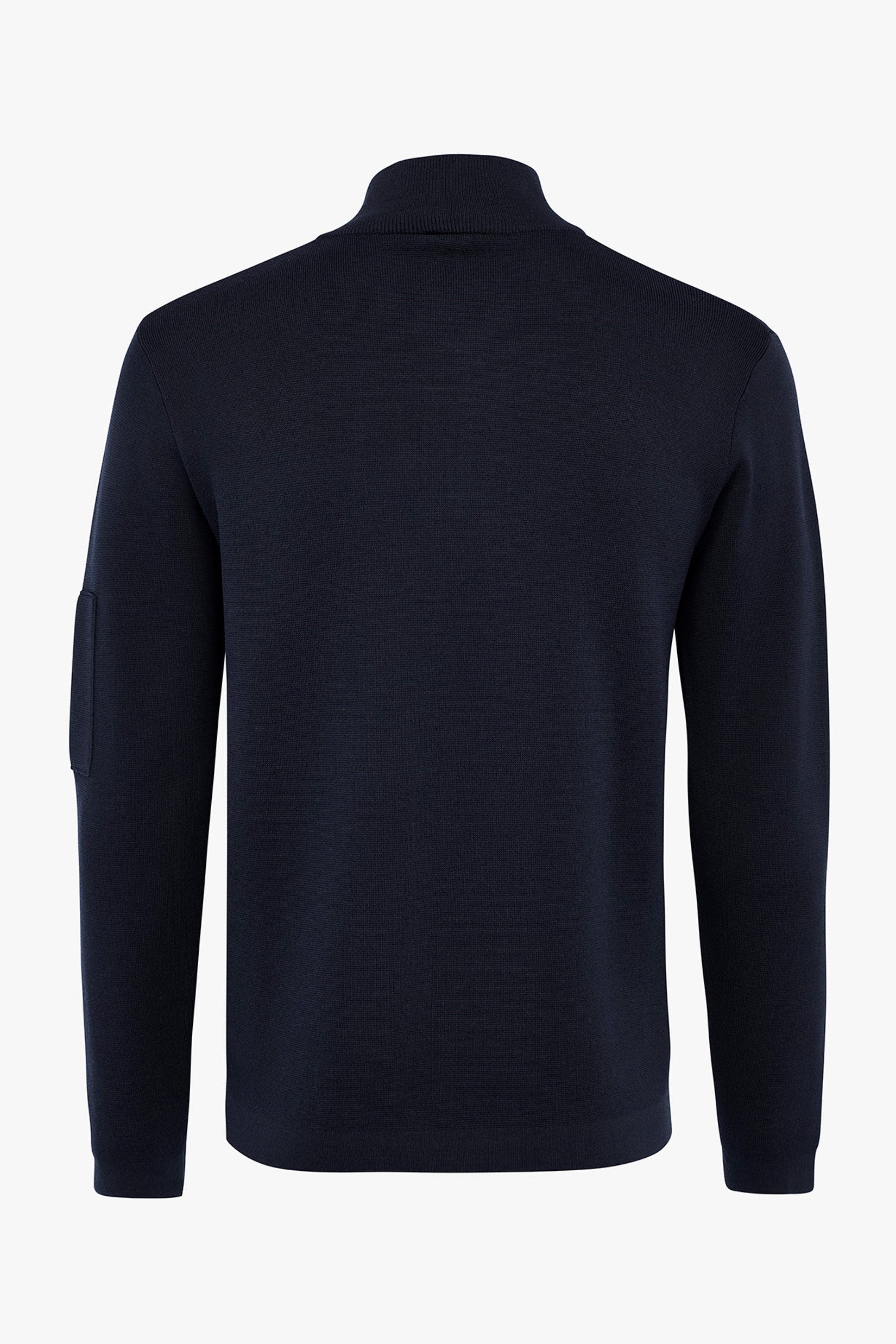 Genti Trui Turtle Neck - Marine blauw