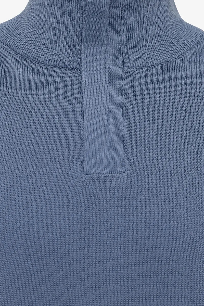 Genti Trui Turtle Neck - Raf blauw
