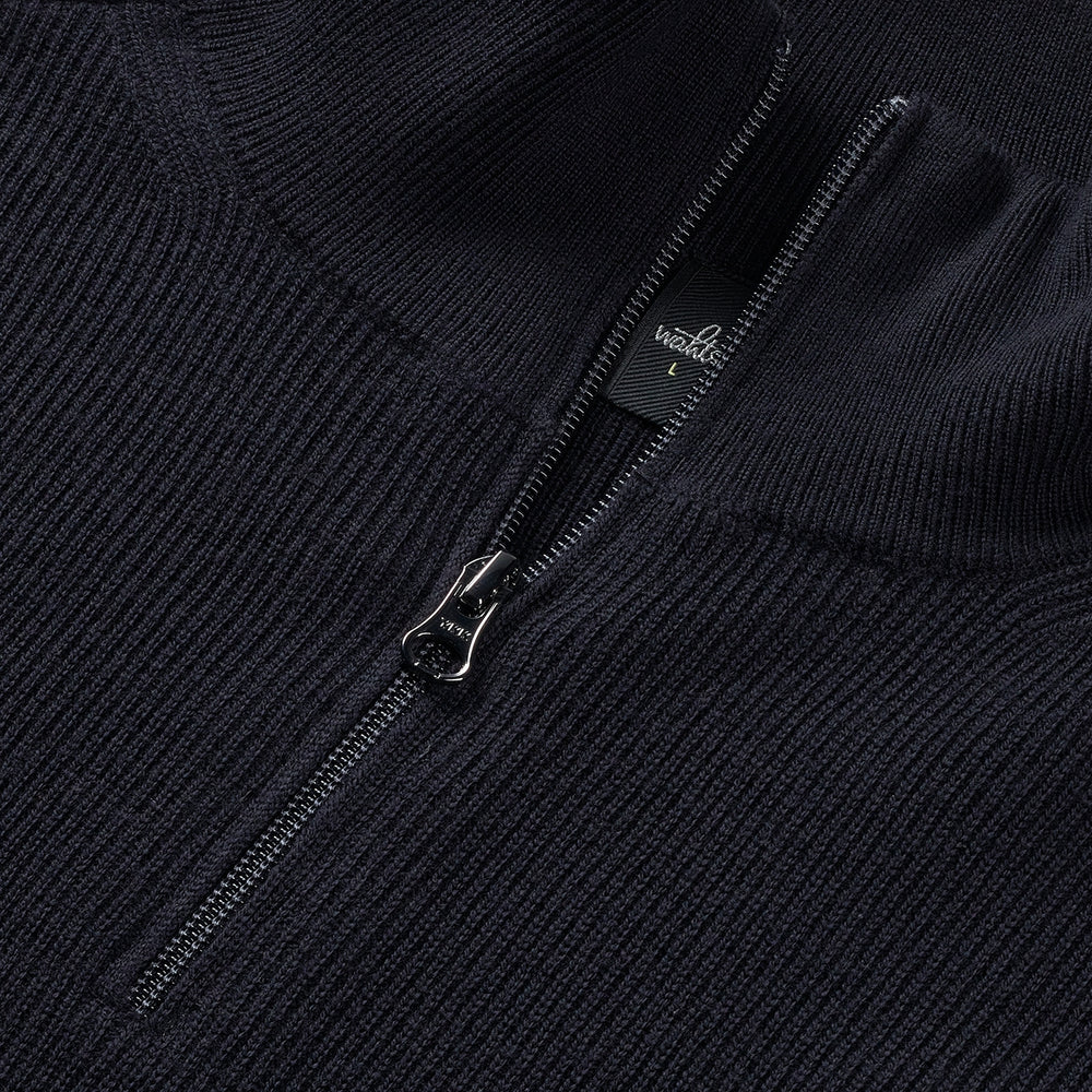 Wahts Trui Turtle Neck - Marine blauw