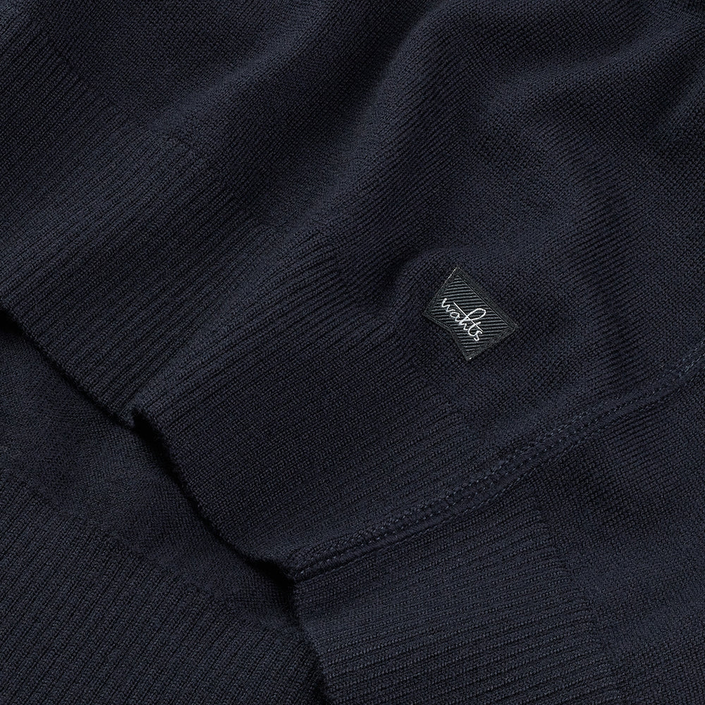 Wahts Trui Polokraag - Marine blauw