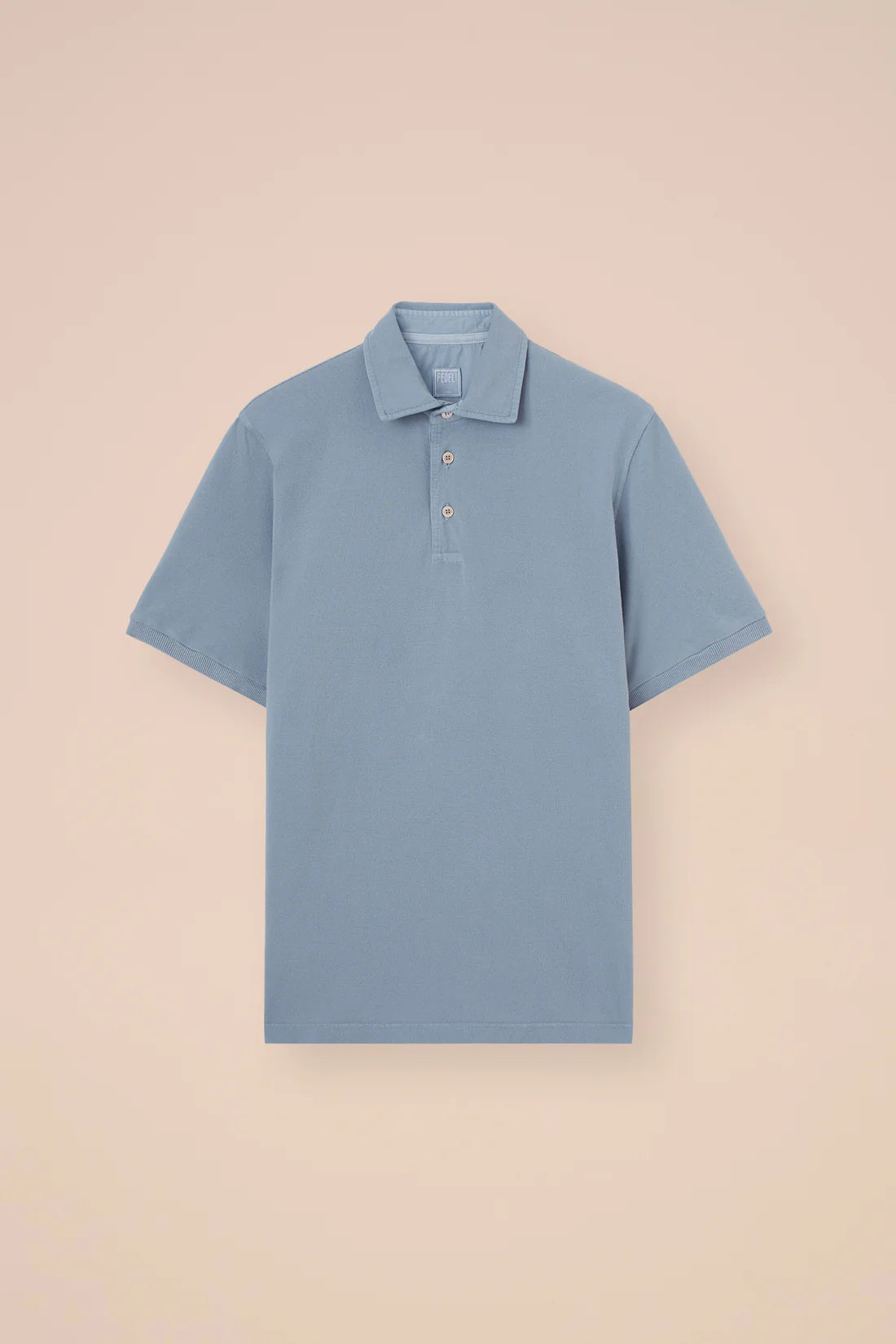 Fedeli Polo Shirt - Lichtblauw