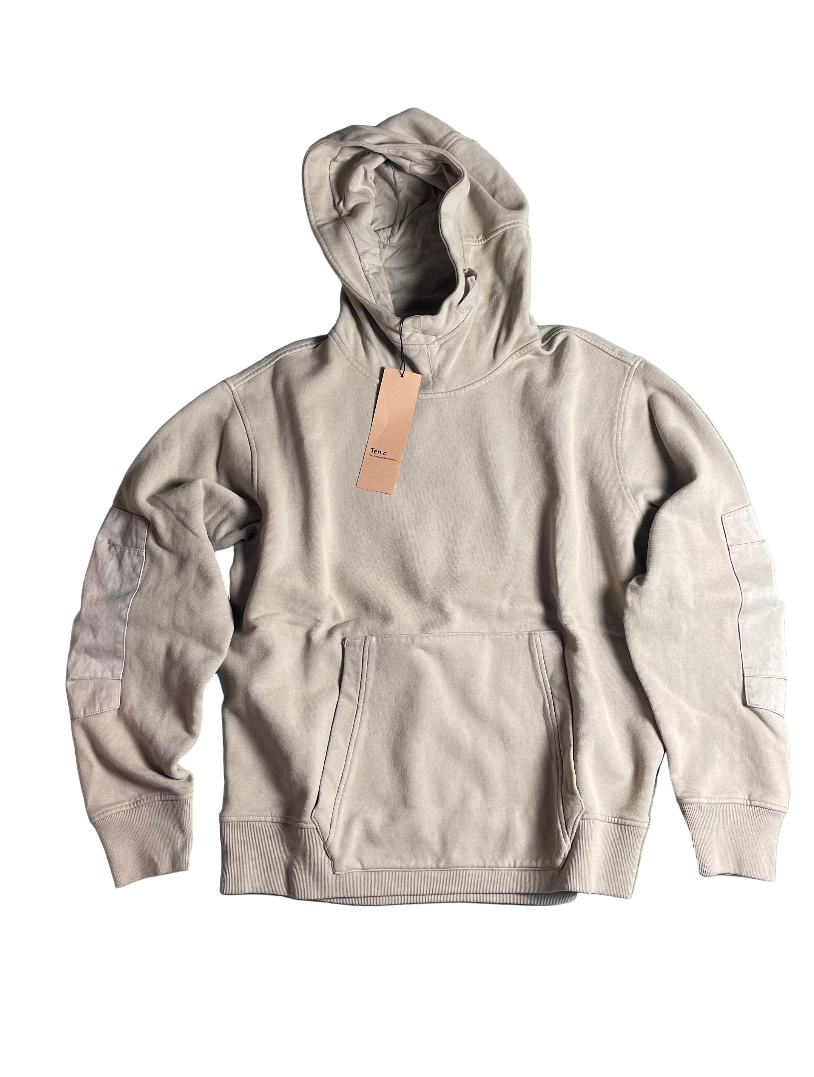 Ten C Felpa hoody - Taupe