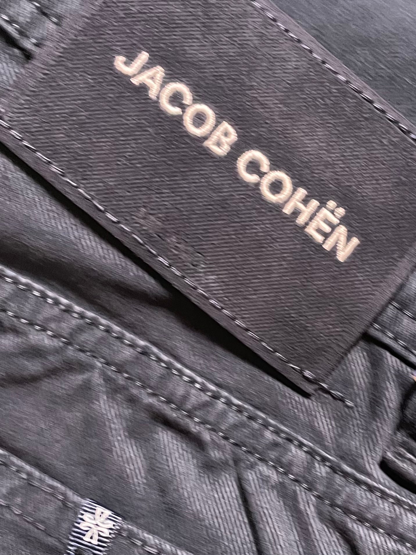 Jacob Cohen 5 Pocket Katoen - Marine blauw