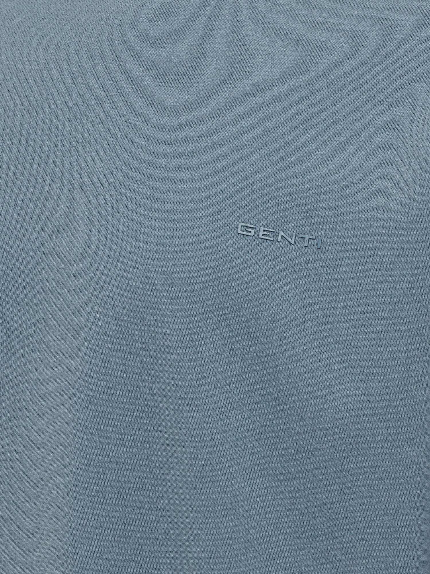 Genti T-shirt Lange Mouw - Turquoise