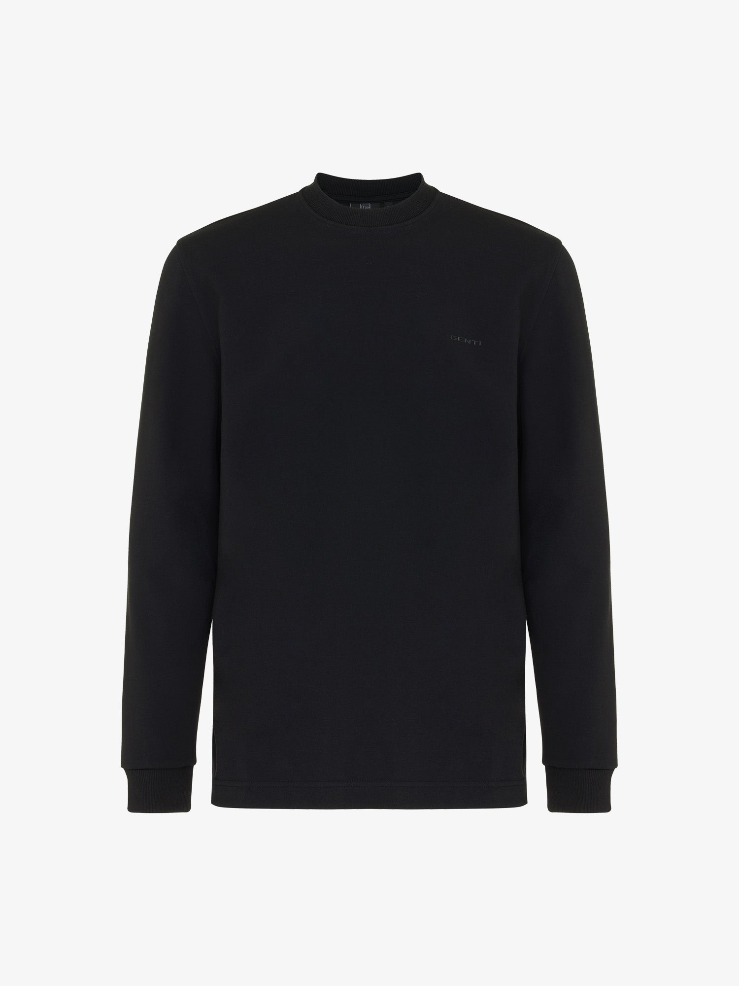 Genti T-shirt Lange Mouw - Zwart