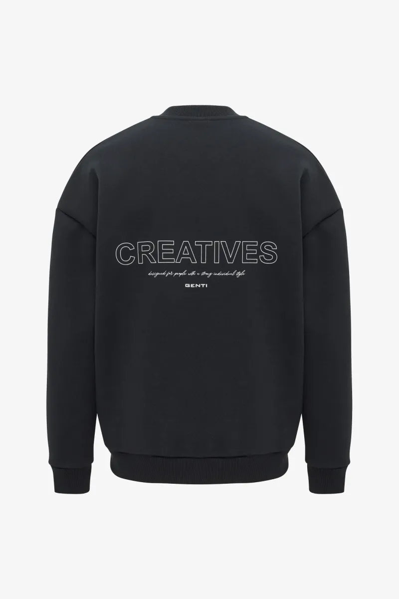 Genti Sweatshirt - Zwart