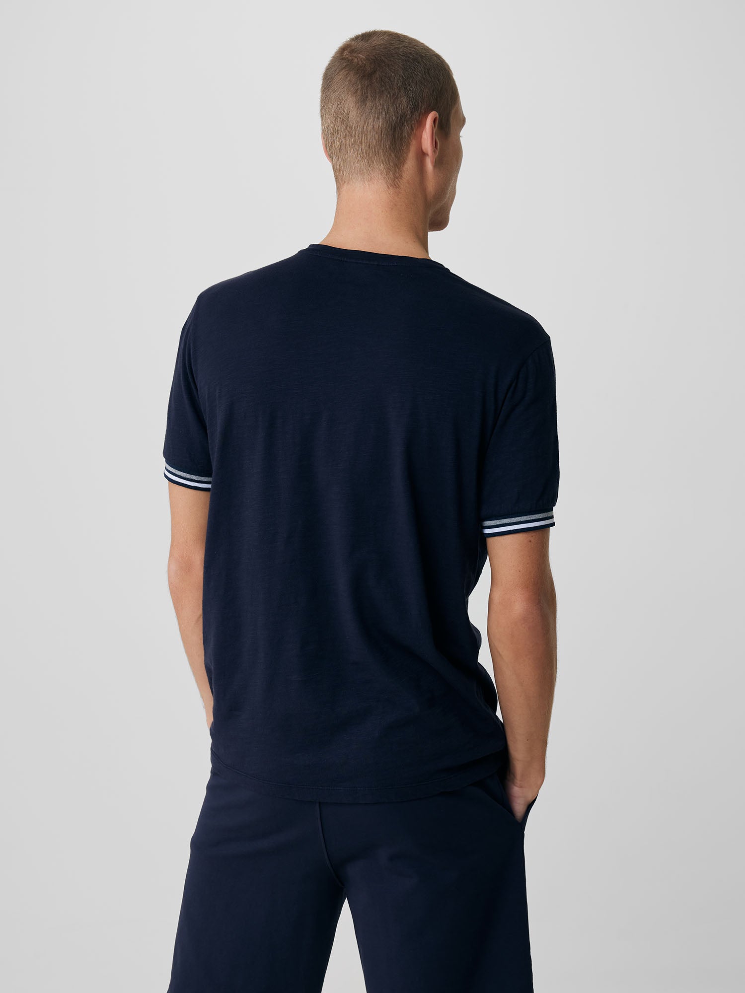 Genti T-shirt - Marine blauw