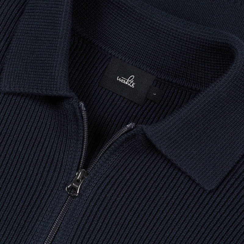 Wahts Trui Turtle Neck - Marine blauw