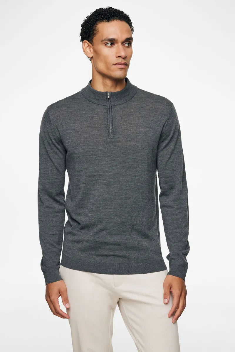 Gentiluomo Trui Turtle Neck - Grijs