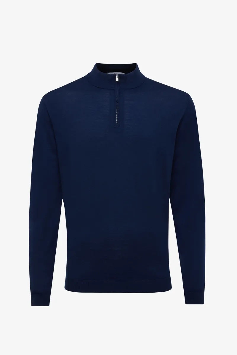 Gentiluomo Trui Turtle Neck - Marine blauw