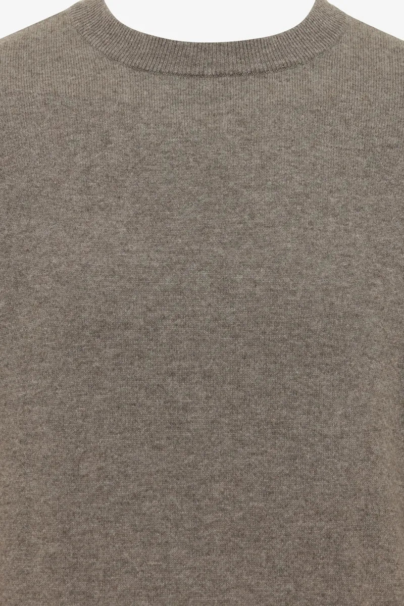 Gentiluomo Trui Ronde Hals - Taupe