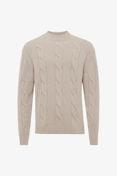 Gentiluomo Trui Turtle Neck - Beige