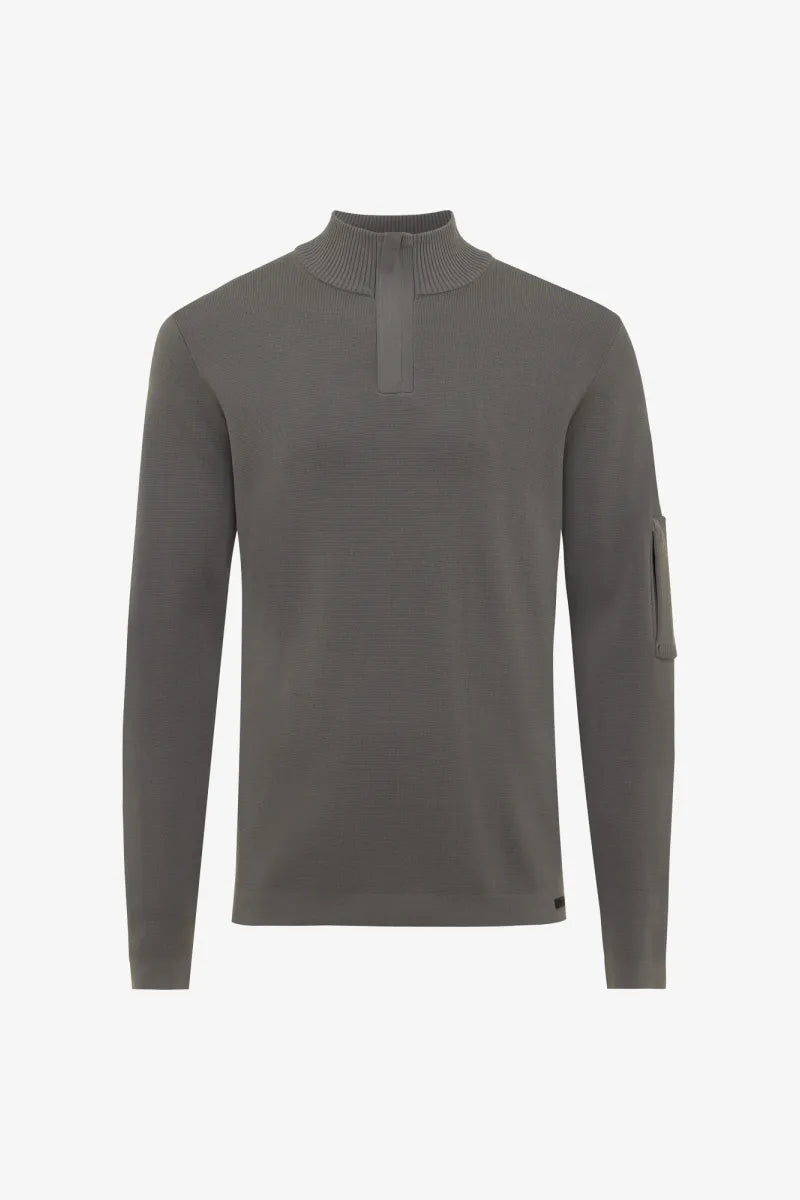 Genti Trui Turtle Neck - Grijs
