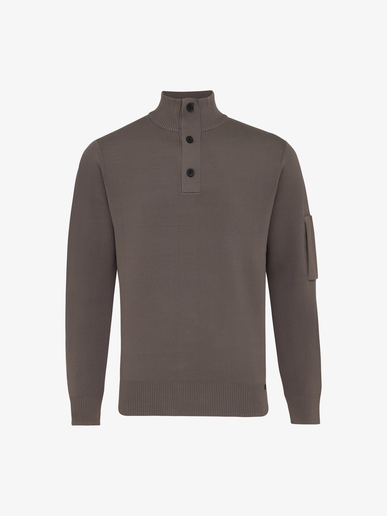 Genti Trui Turtle Neck - Bruin