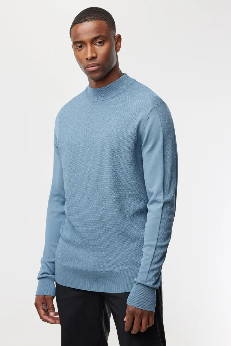 Genti Trui Turtle Neck - Turquoise