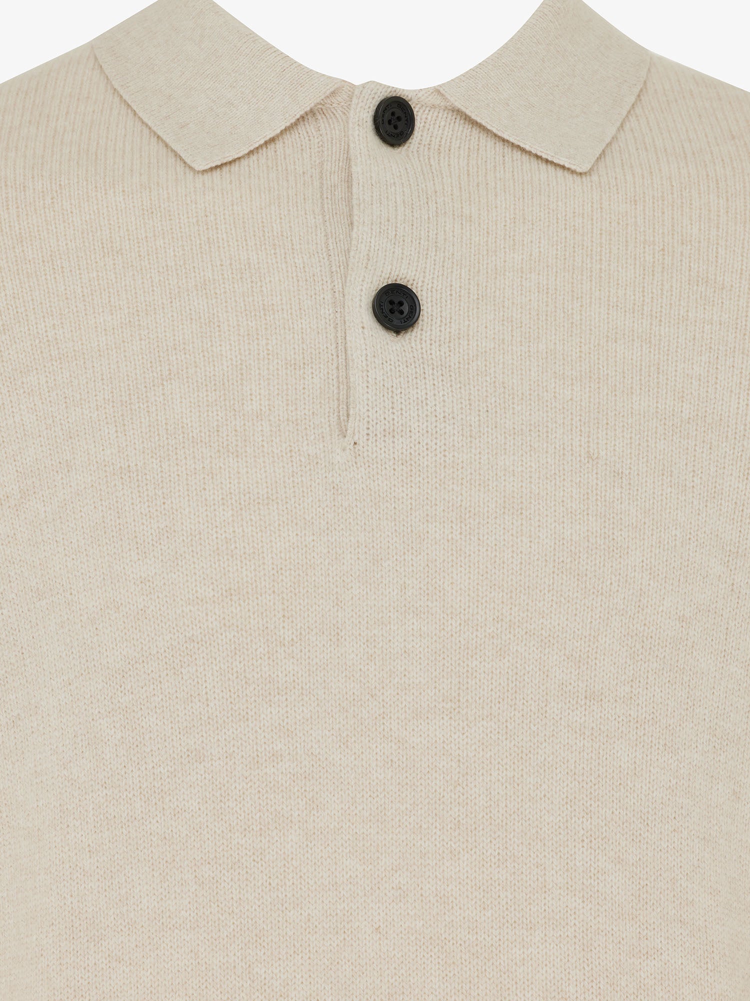 Genti Polo Shirt Lange Mouw - Beige