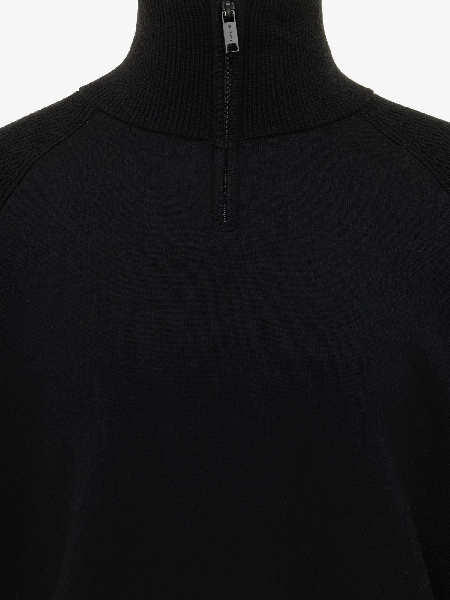 Genti Trui Turtle Neck - Zwart