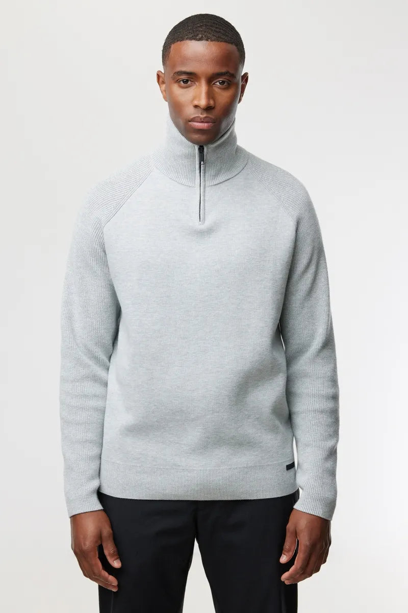 Genti Trui Turtle Neck - Grijs