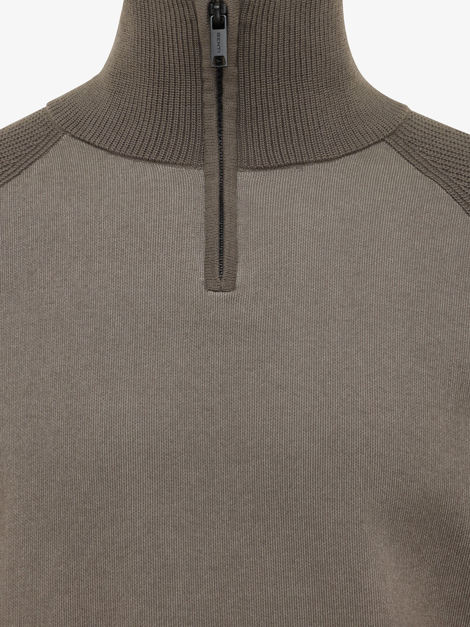Genti Trui Turtle Neck - Bruin