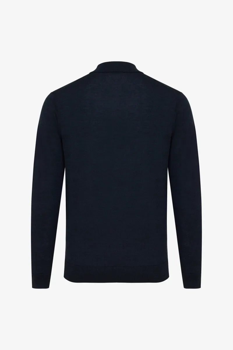 Gentiluomo Trui Turtle Neck - Marine blauw